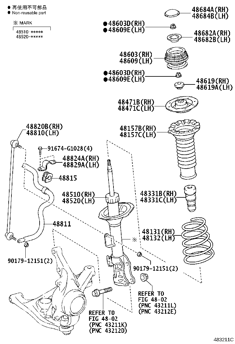 48131-52F60 SPRING, FRONT COIL, RH product image
