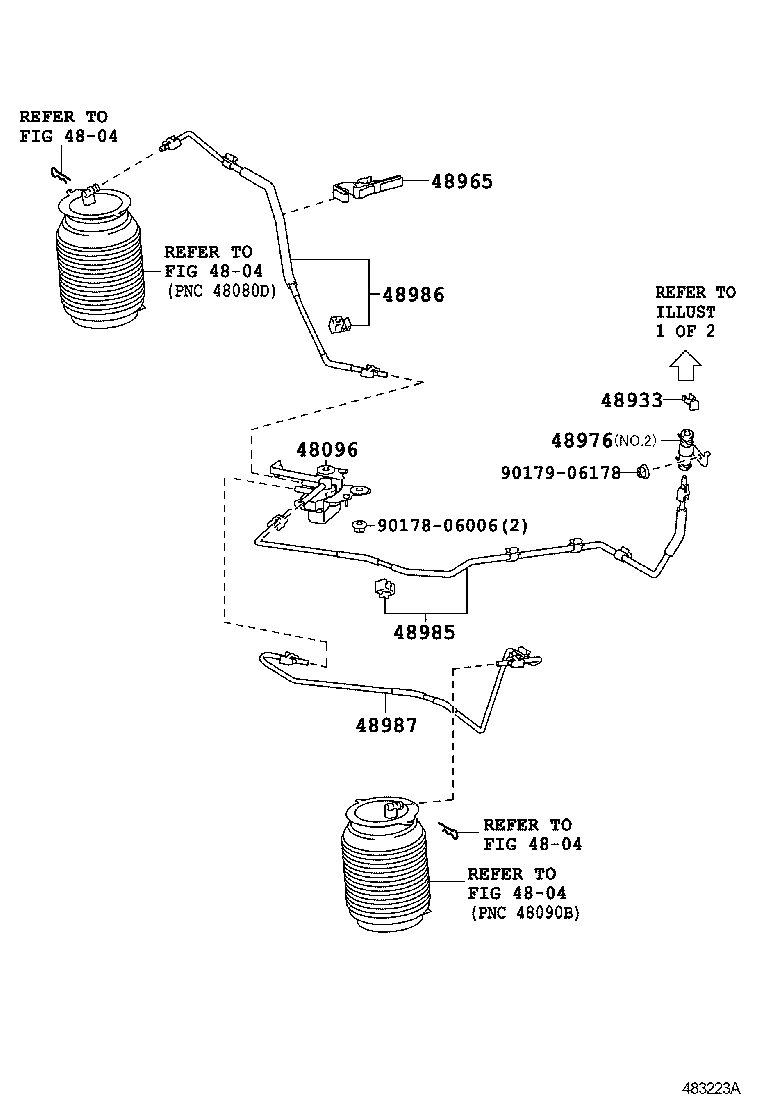 48965-52010 CLAMP, HEIGHT CONTROL TUBE product image