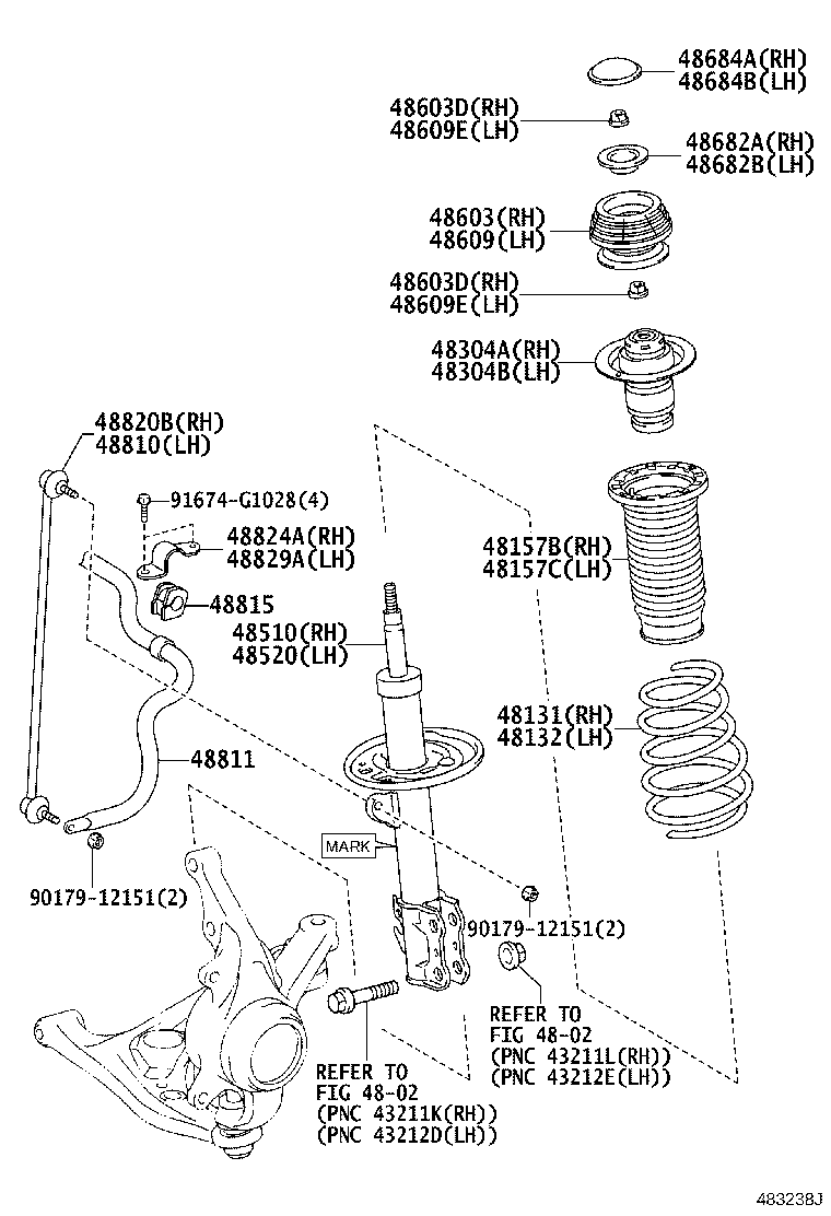 48131-52M61 SPRING, FRONT COIL, RH product image