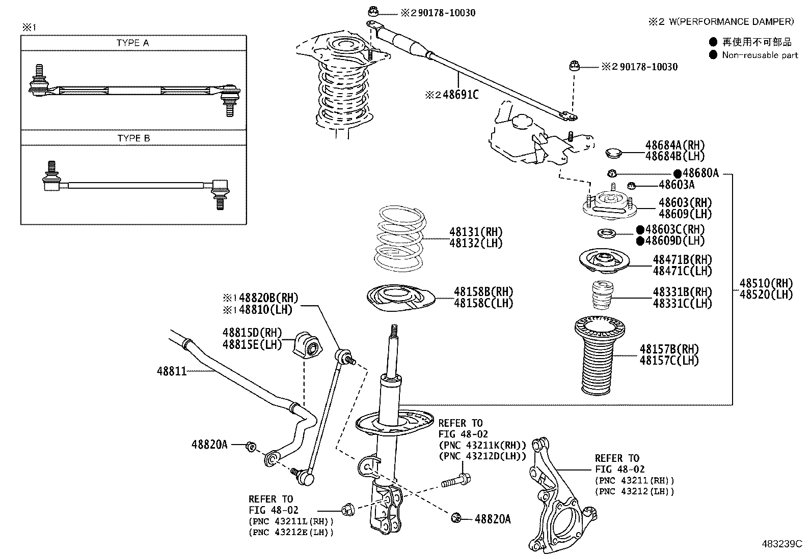 Toyota 48131-76010 SPRING, FRONT COIL, RH