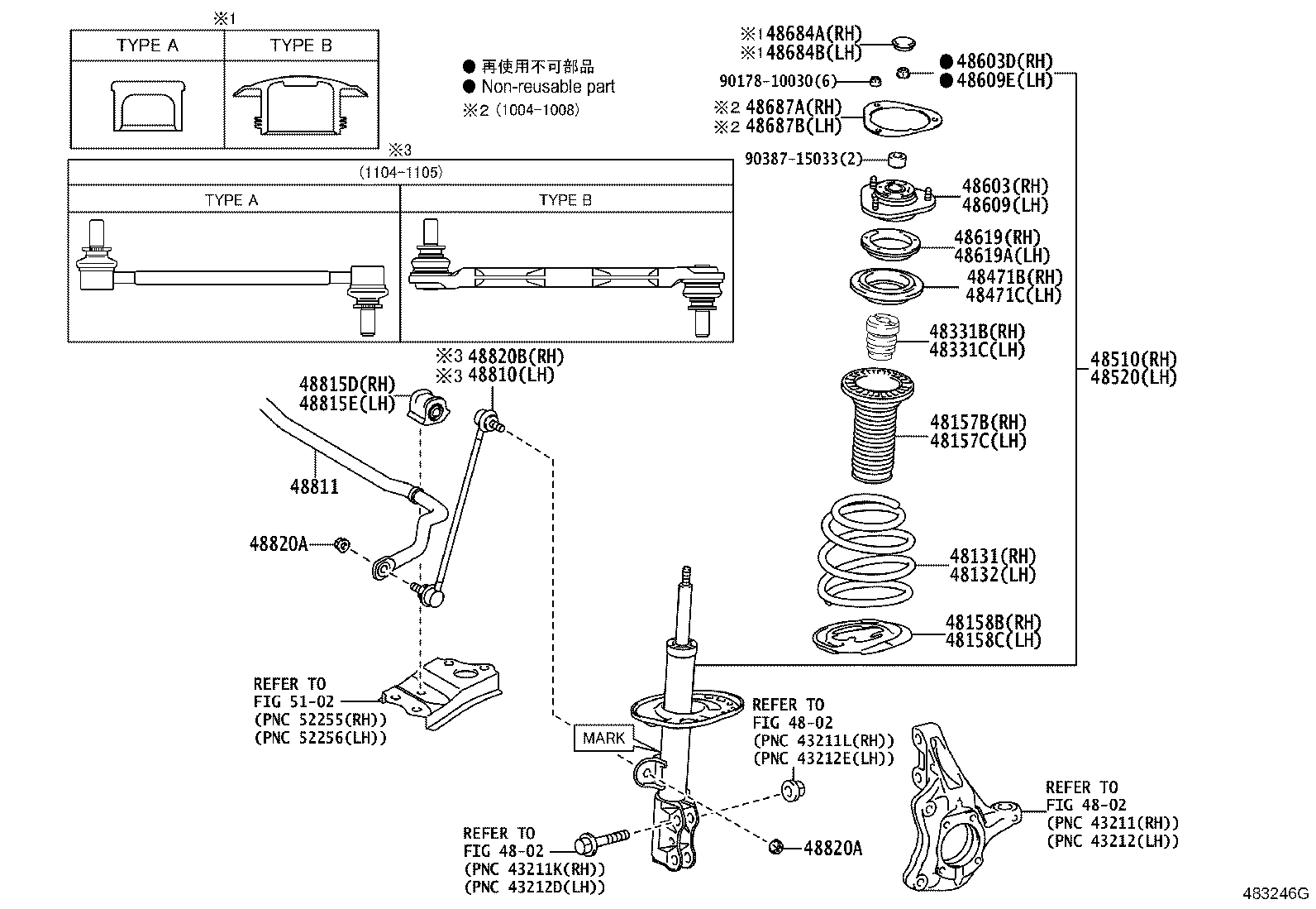 Toyota 48131-47150 SPRING, FRONT COIL, RH