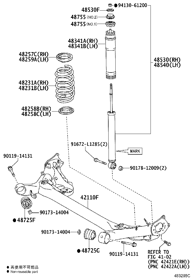 48231-0F100 SPRING, COIL, REAR RH product image