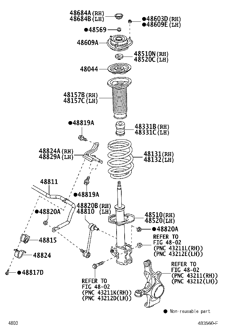 Toyota 48131-BZB00 SPRING, FRONT COIL, RH
