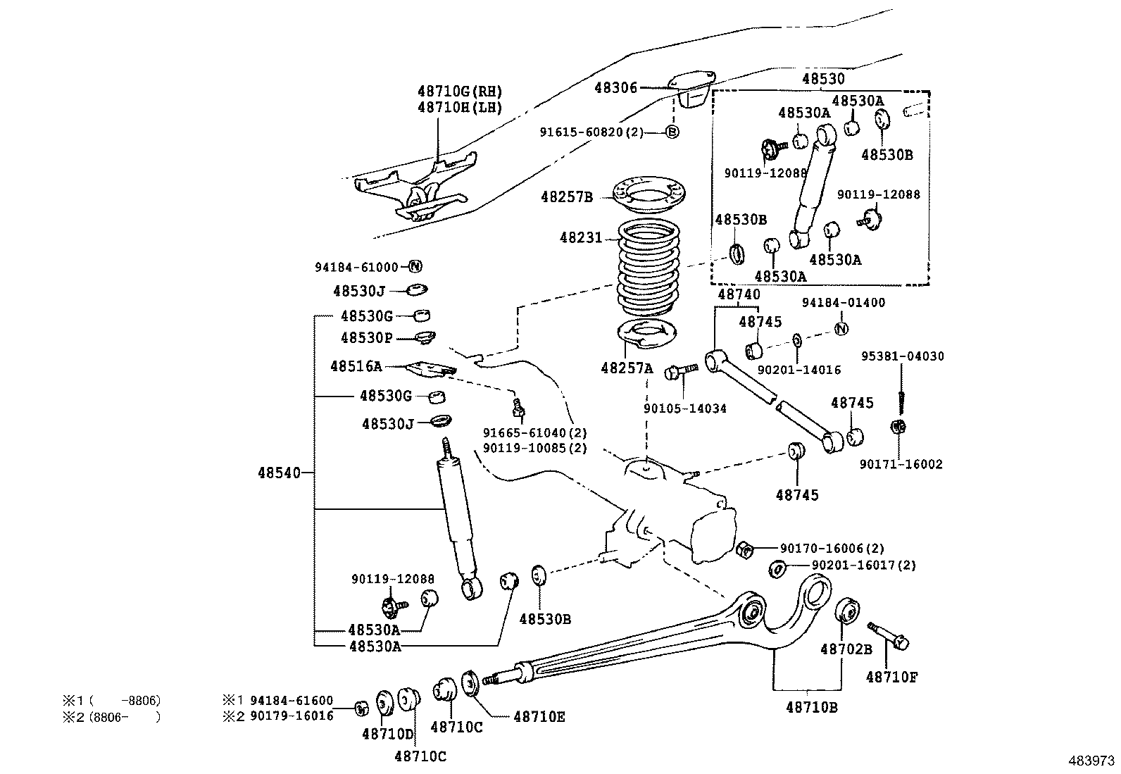 48231-60041 SPRING, COIL, REAR product image