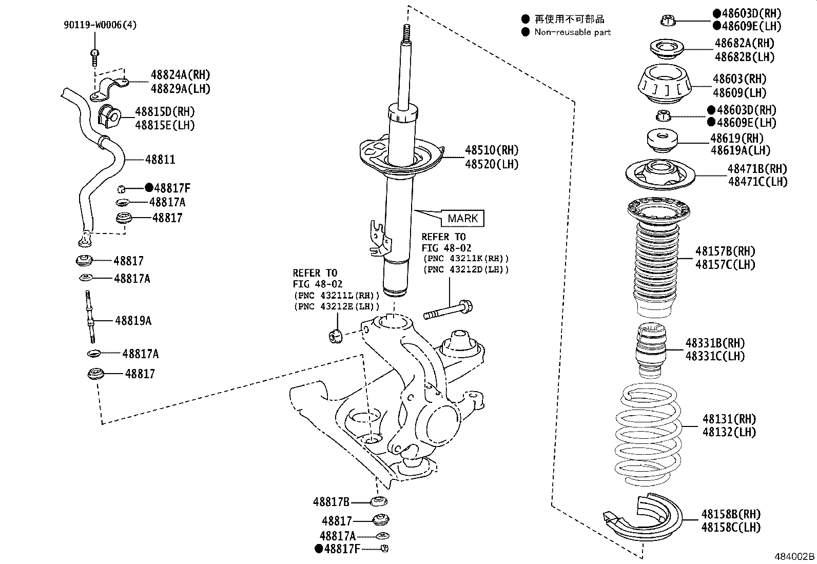 48131-0H040 SPRING, FRONT COIL, RH product image