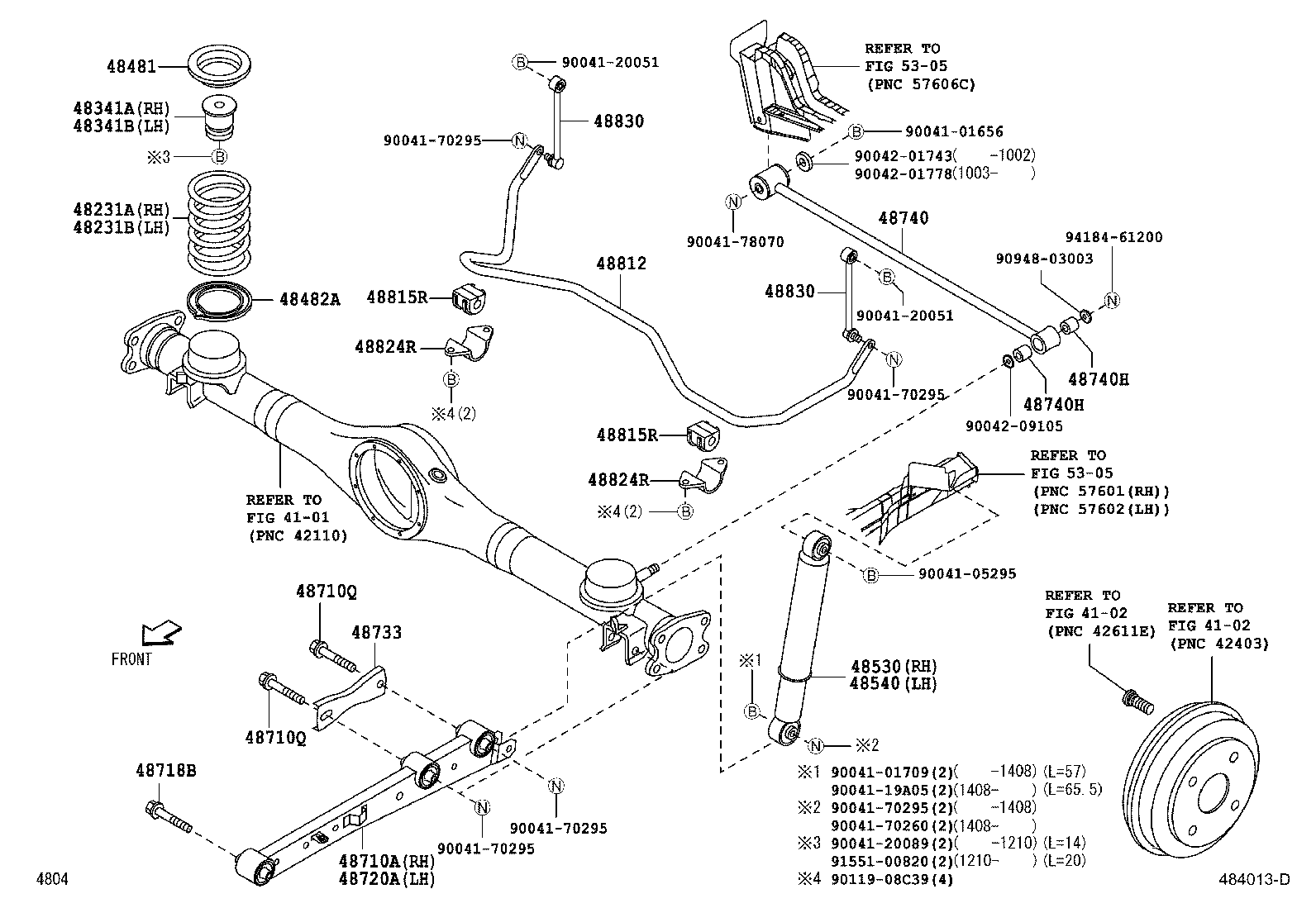 48231-B1060 SPRING, COIL, REAR RH product image