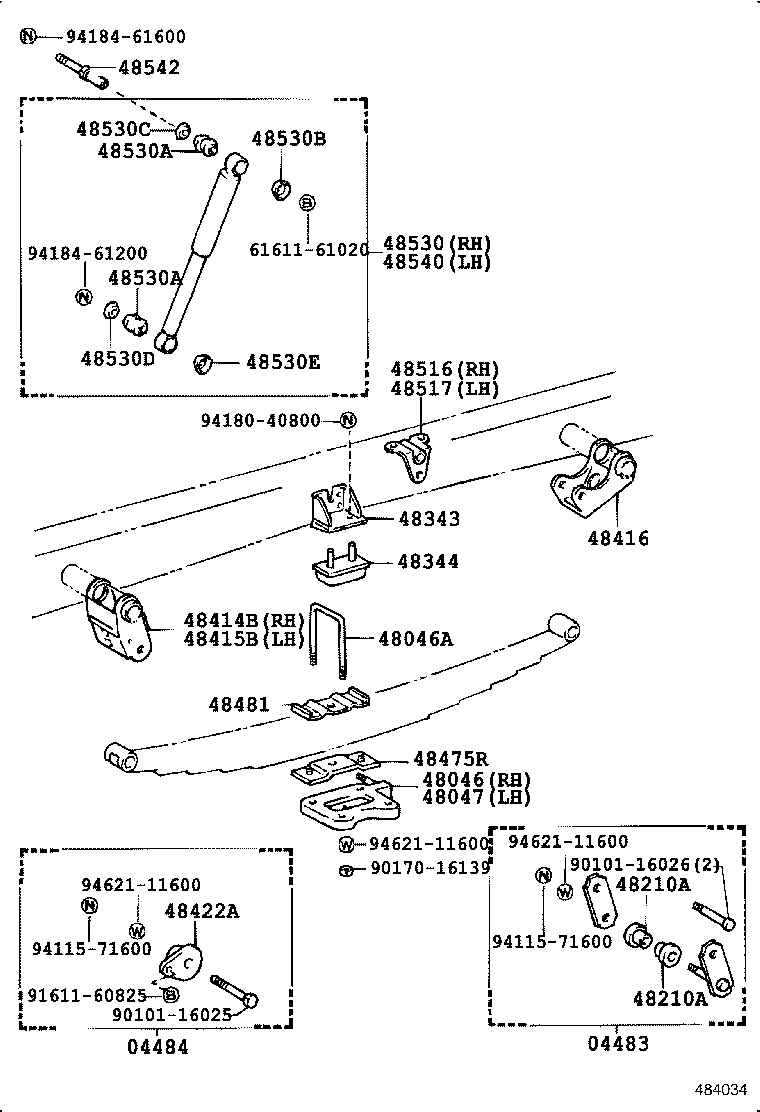48202-3B260 LEAF, REAR SPRING, NO.3 product image