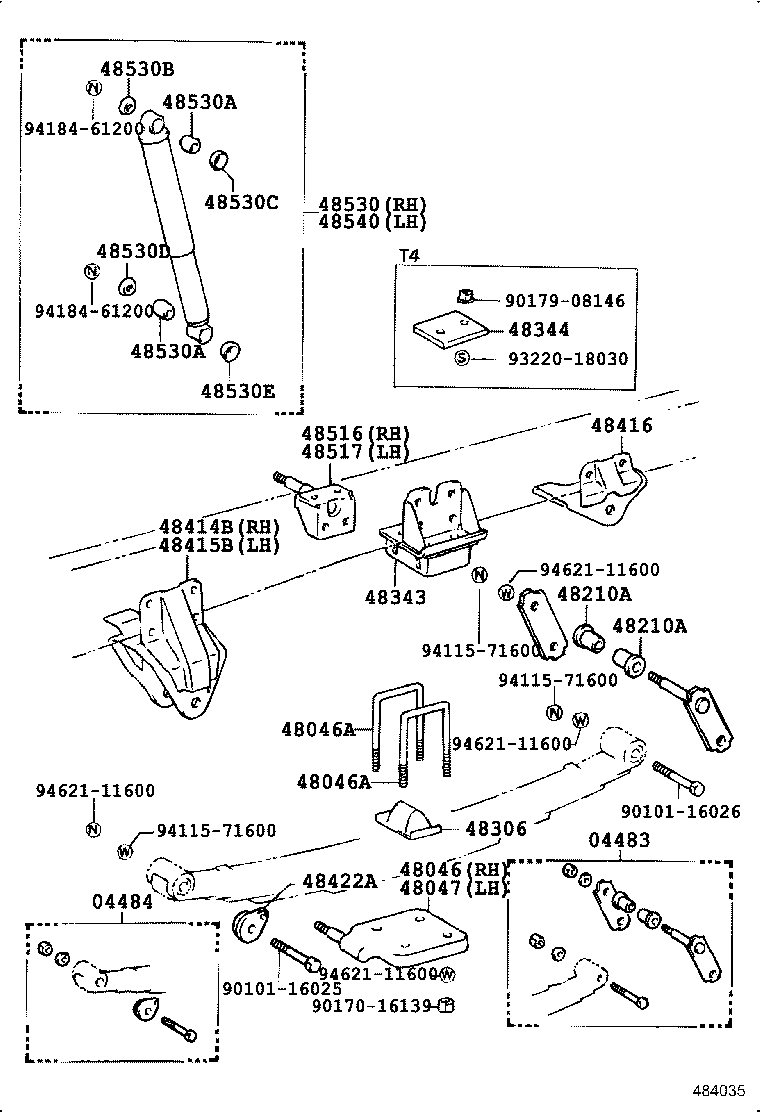 48202-3B260 LEAF, REAR SPRING, NO.3 product image