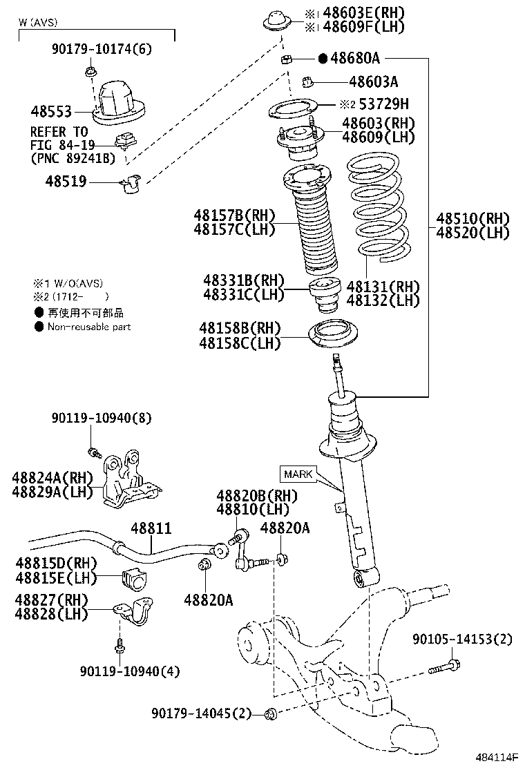 48131-0N060 SPRING, FRONT COIL, RH product image