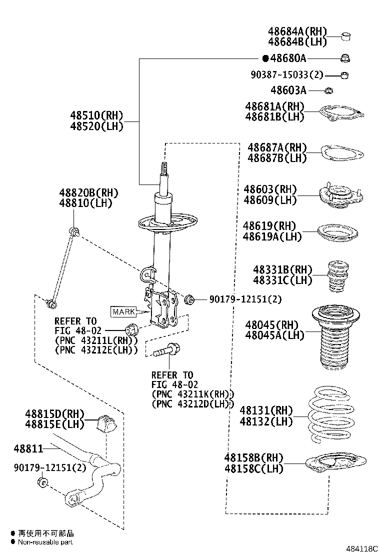 48131-58300 SPRING, FRONT COIL, RH product image