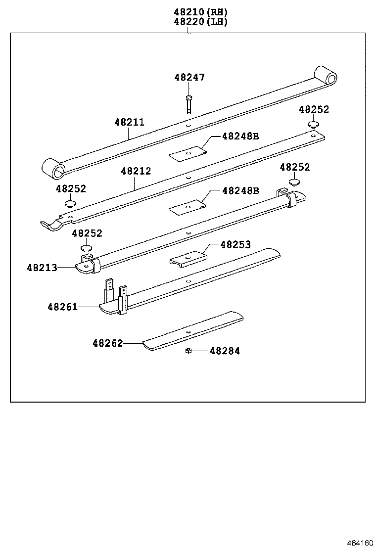 48516-YQ010 BRACKET, REAR SHOCK ABSORBER, UPPER RH product image