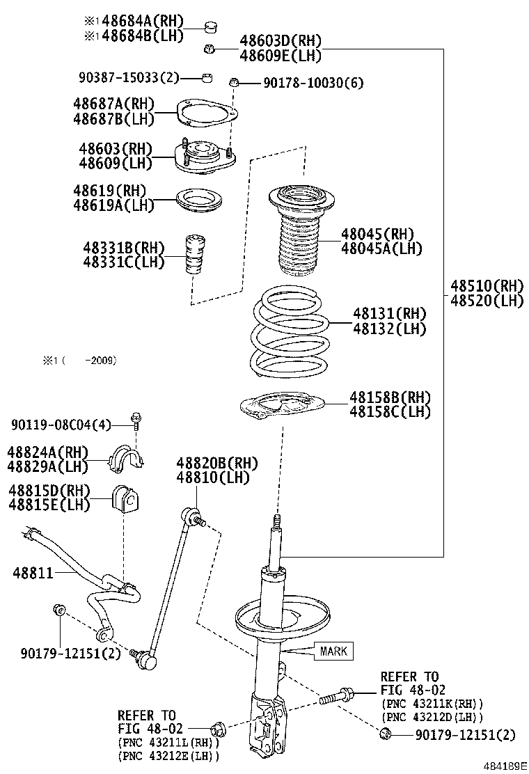 48131-28C40 SPRING, FRONT COIL, RH product image