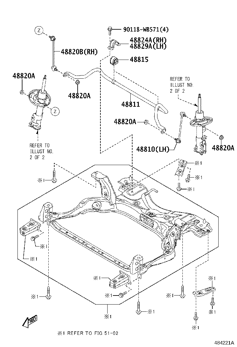 Toyota 48158-WB002 INSULATOR, FRONT COIL SPRING, LOWER RH
