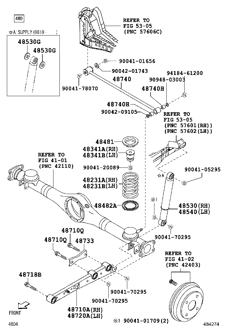 48482-B2020 SEAT, REAR SPRING, LOWER product image