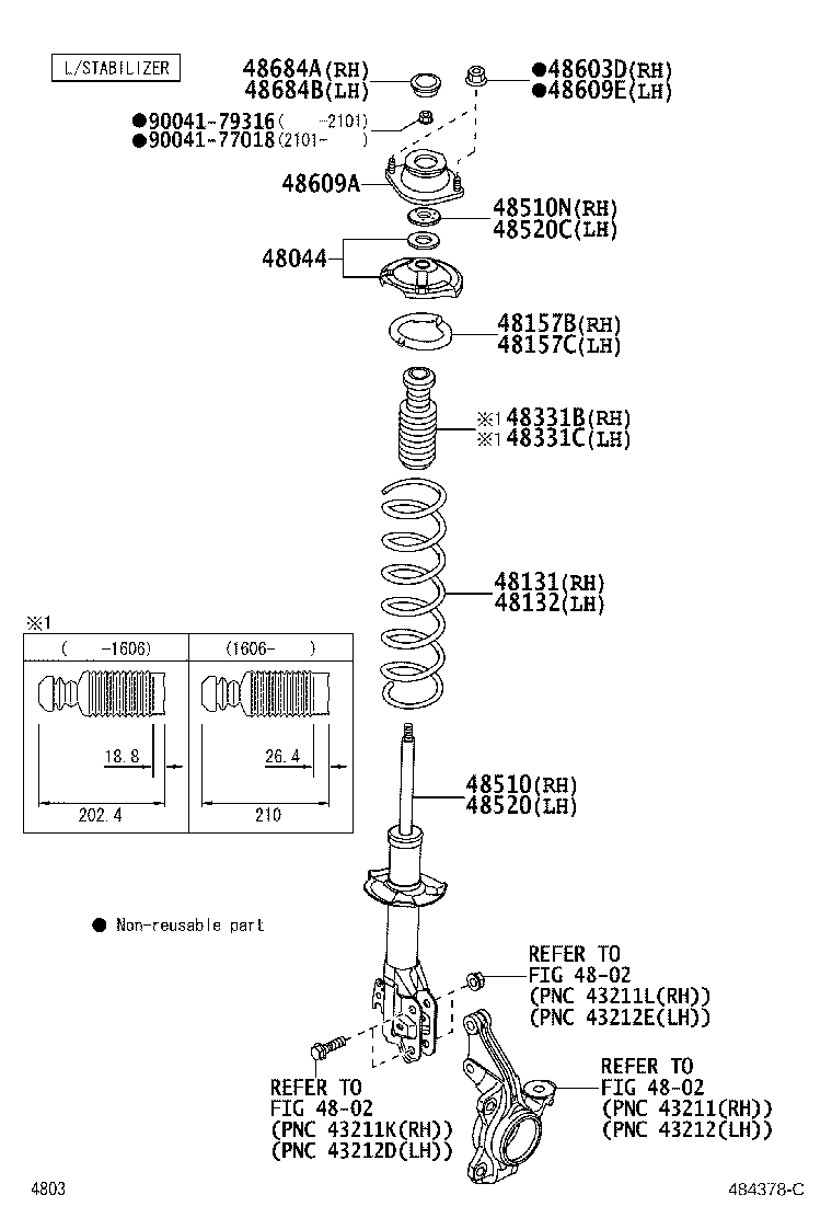 48131-BZ840 SPRING, FRONT COIL, RH product image