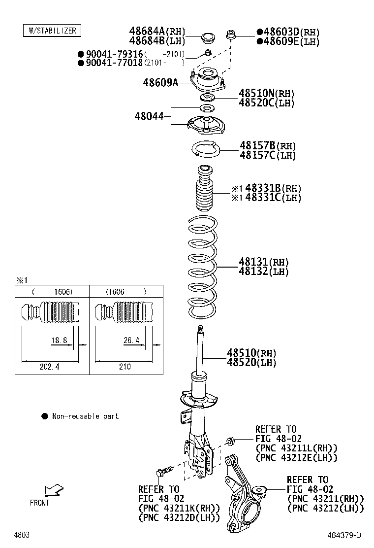 48131-BZ840 SPRING, FRONT COIL, RH product image