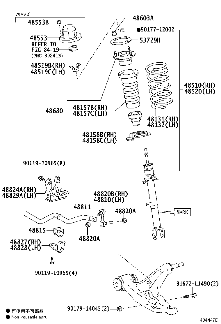 48131-53380 SPRING, FRONT COIL, RH product image