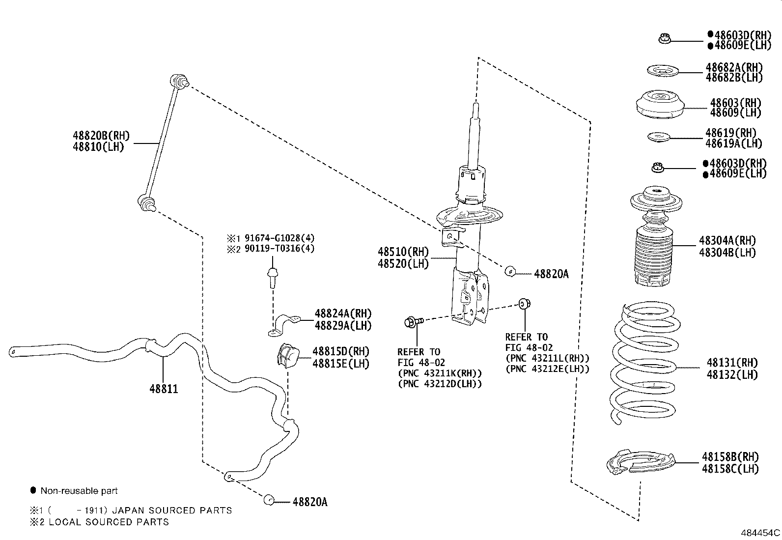 48131-0DE50 SPRING, FRONT COIL, RH product image
