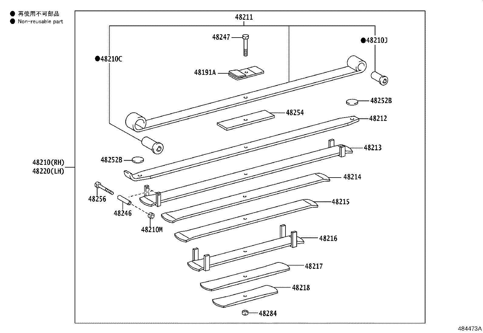 48046-36320 SEAT SUB-ASSY, SPRING U BOLT, RH product image