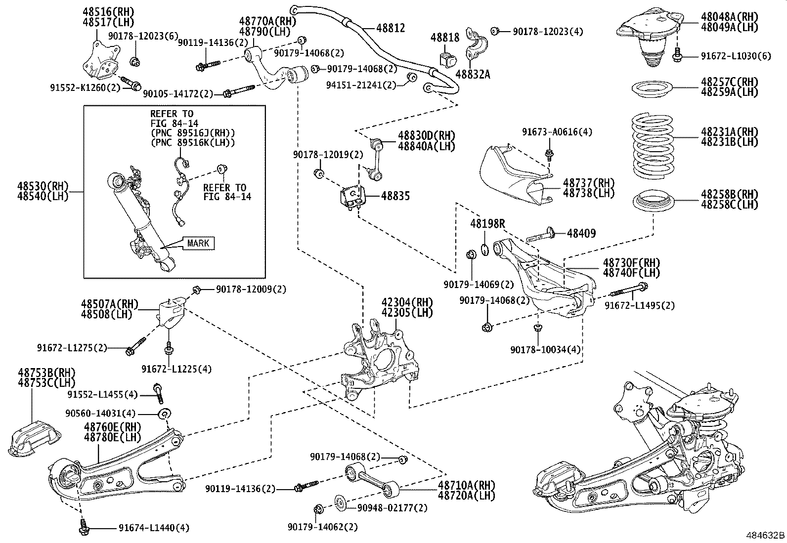 48231-48711 SPRING, COIL, REAR RH product image