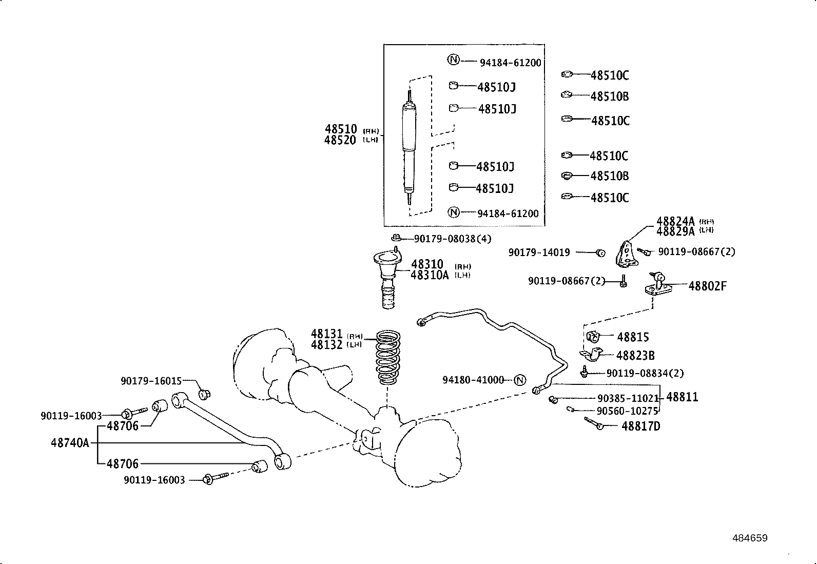 48131-6A800 SPRING, FRONT COIL, LH product image