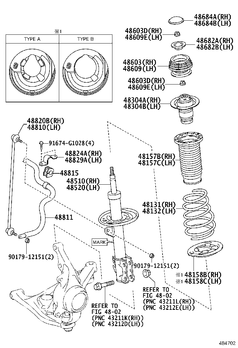 48131-52M61 SPRING, FRONT COIL, RH product image