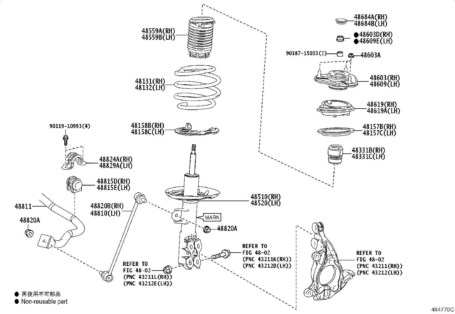 Toyota 48131-12F60 SPRING, FRONT COIL, RH