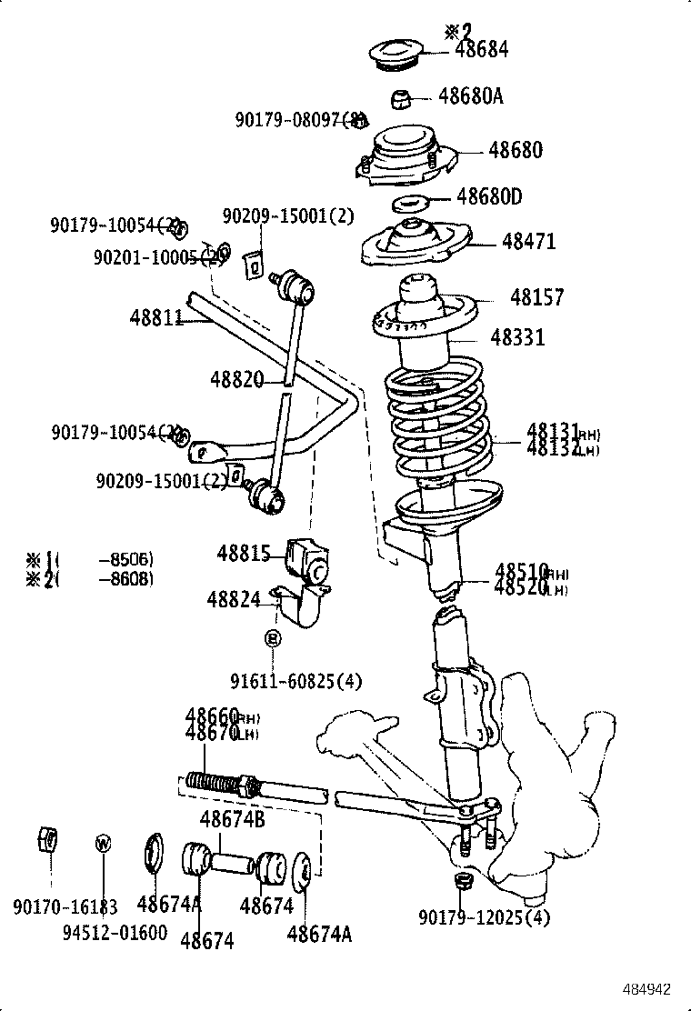 48044-17010 SEAT, FRONT SPRING, UPPER product image
