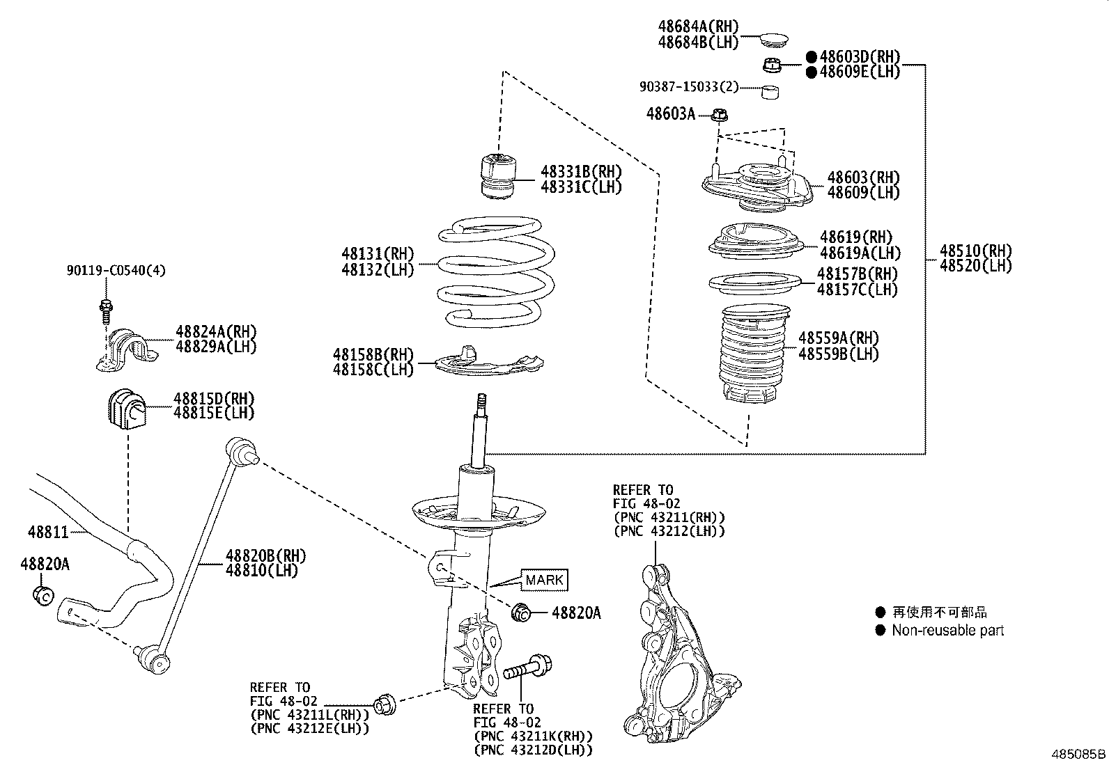 48131-F4140 SPRING, FRONT COIL, RH product image