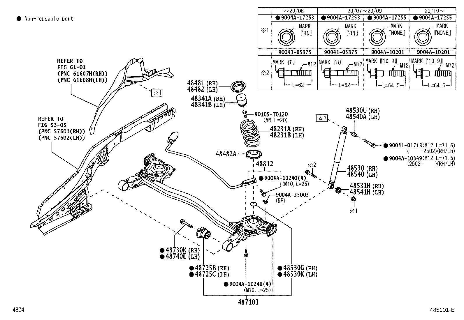 48231-BZ671 SPRING, COIL, REAR RH product image