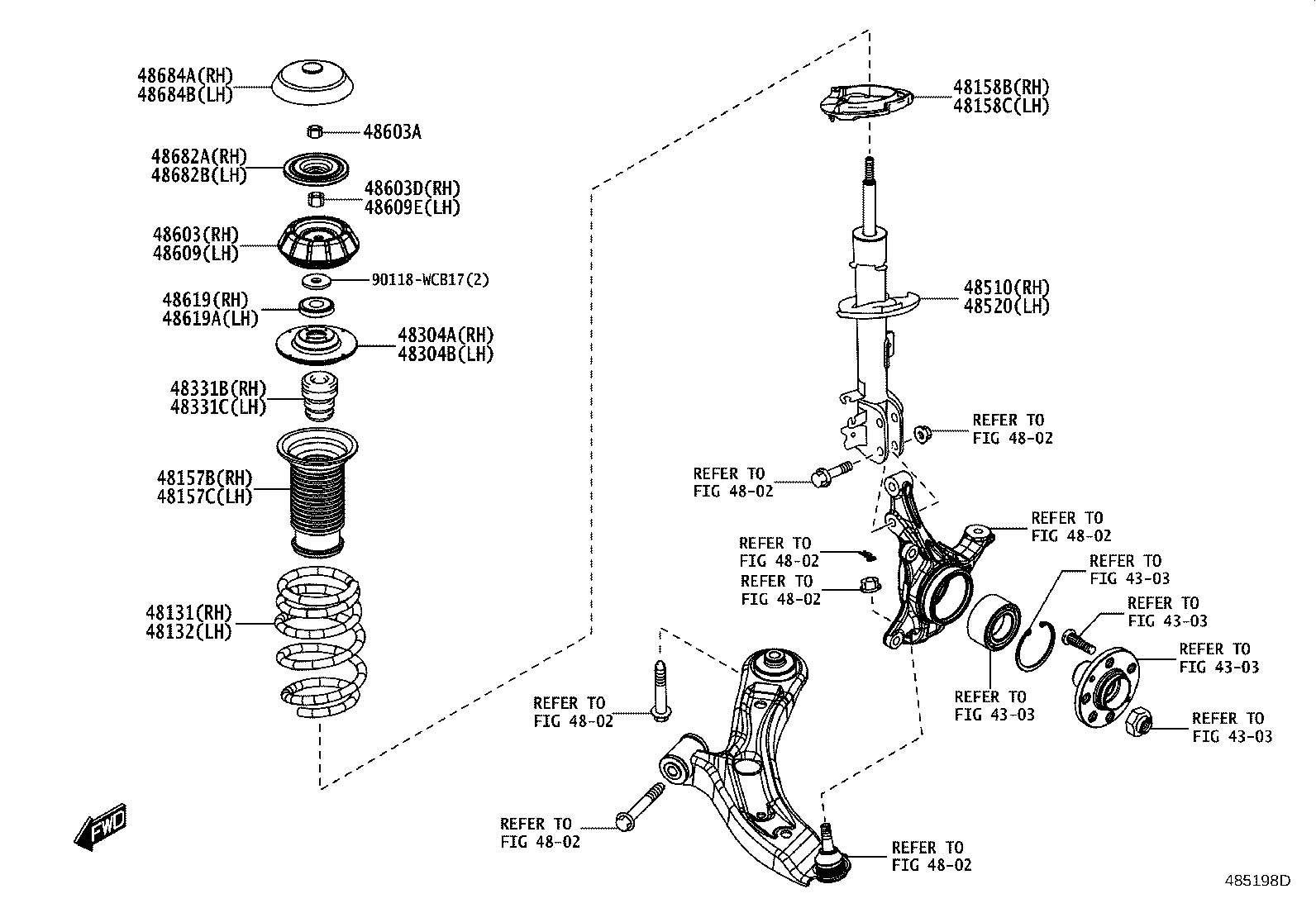 48131-WC022 SPRING, FRONT COIL, RH product image