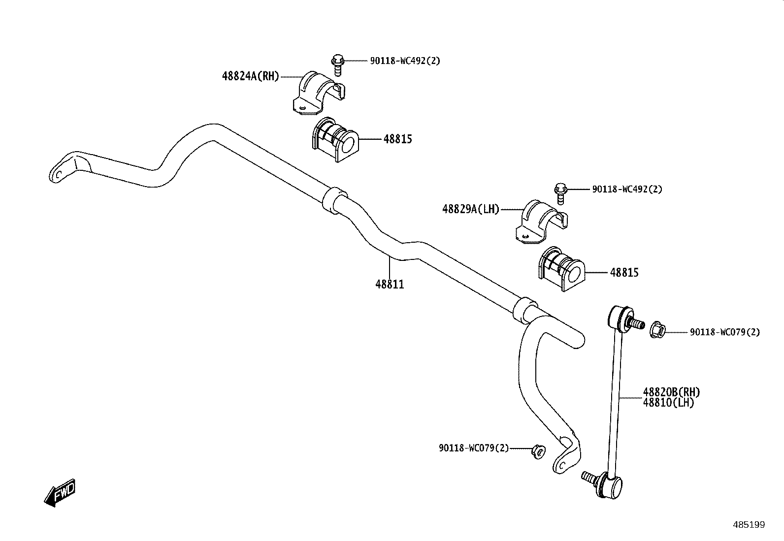 48131-WC022 SPRING, FRONT COIL, RH product image