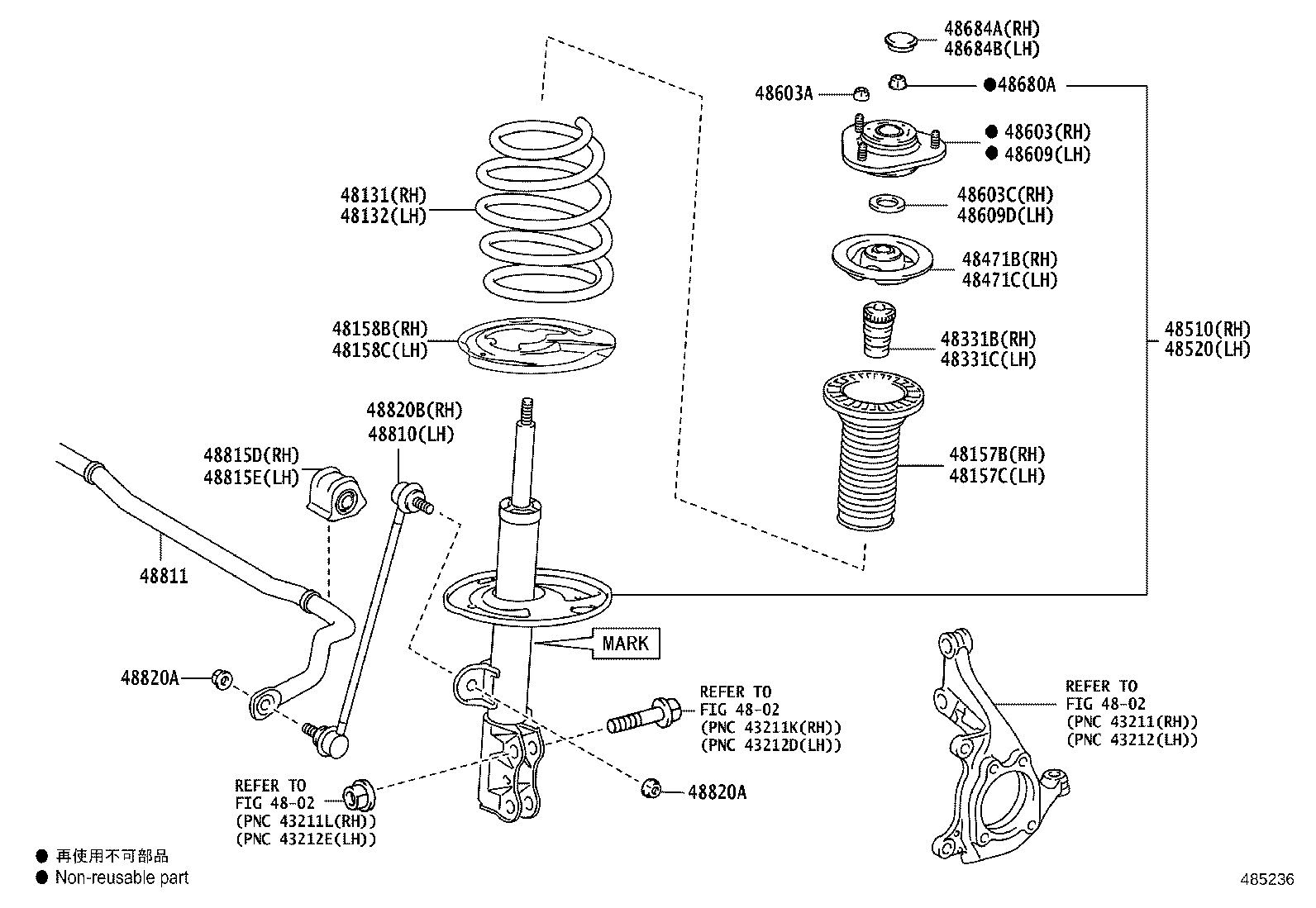 48131-0Z650 SPRING, FRONT COIL, RH product image