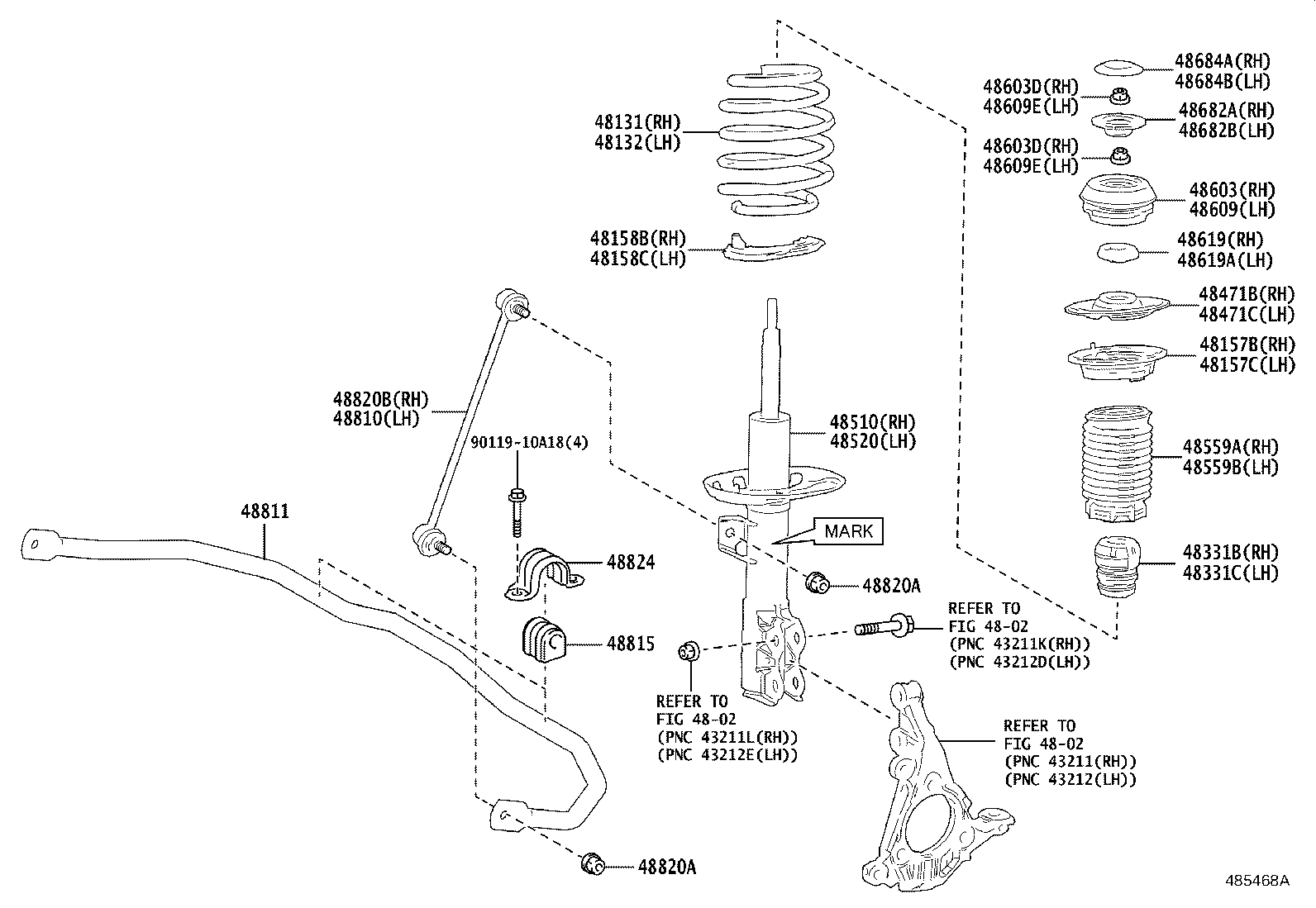 48131-52Q80 SPRING, FRONT COIL, RH product image