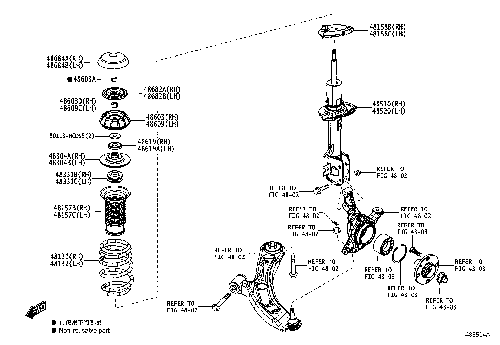 48131-WC021 SPRING, FRONT COIL, RH product image