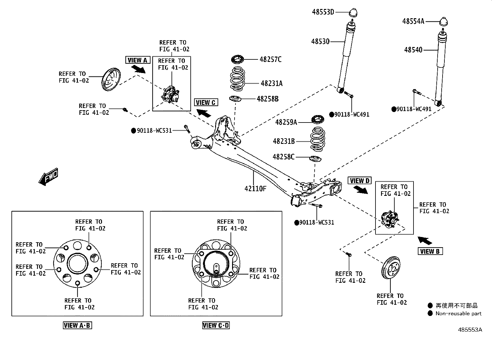 48231-WC006 SPRING, COIL, REAR RH product image