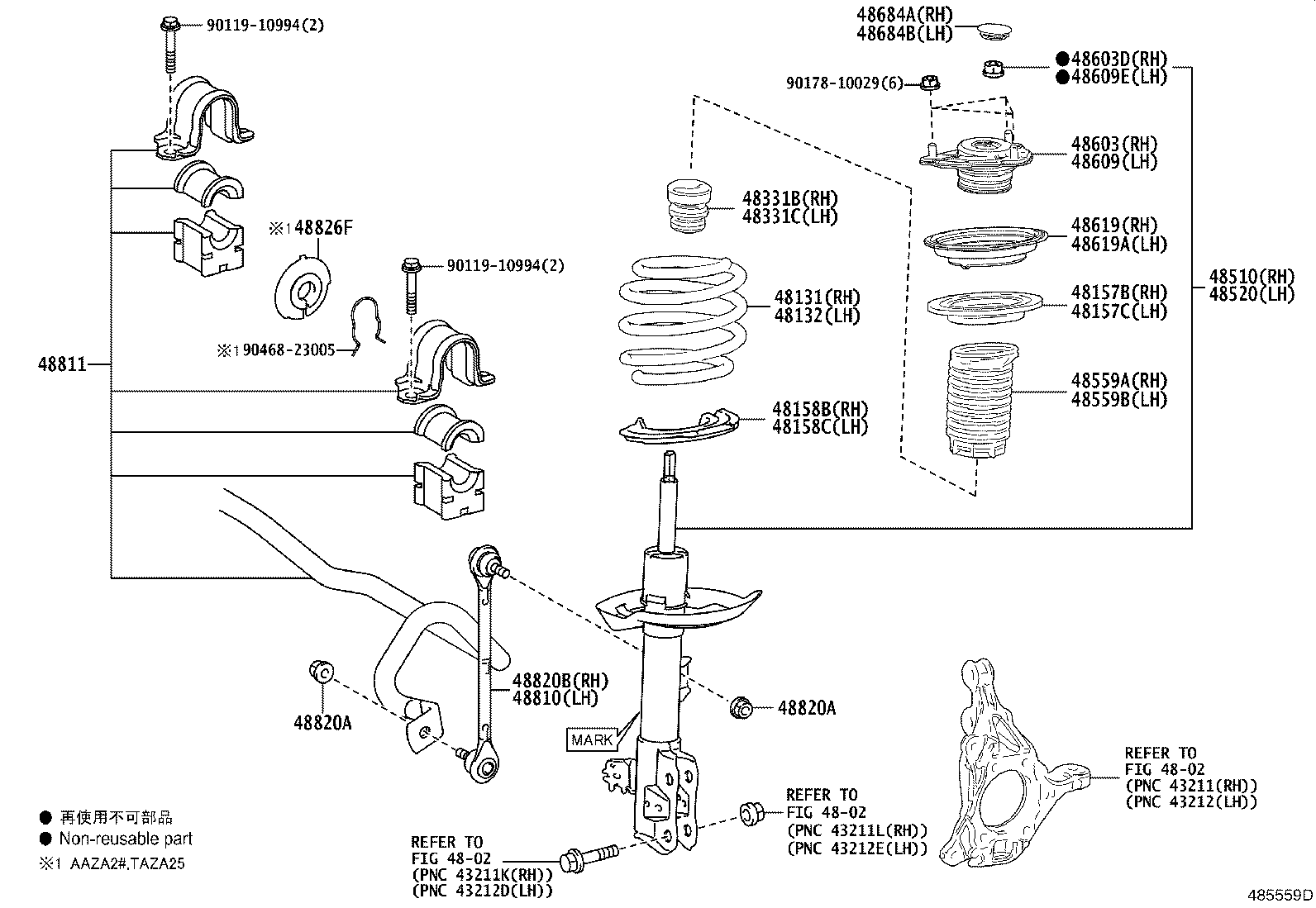 Toyota 48131-78200 SPRING, FRONT COIL, RH