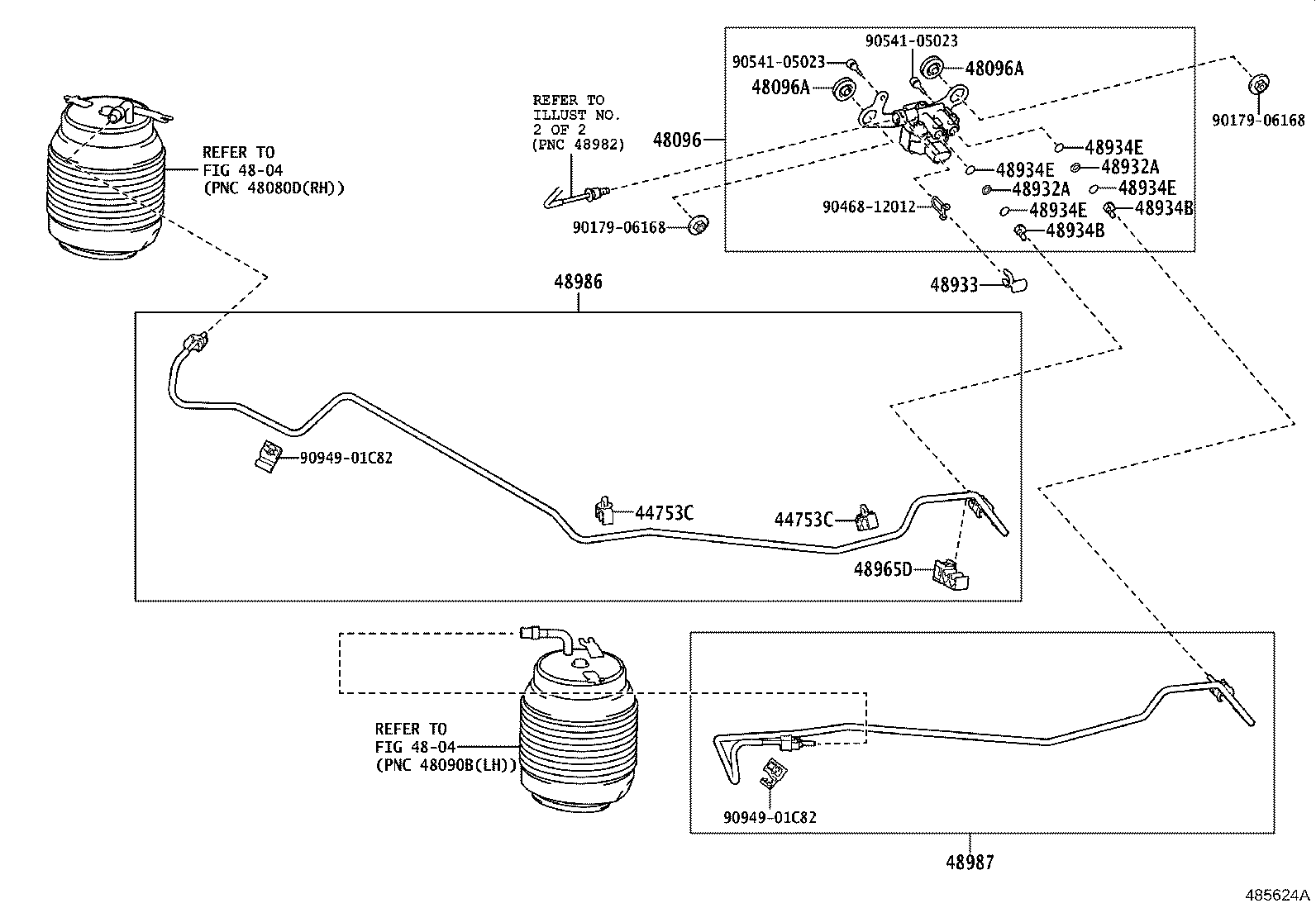 48944-V1010 HOSE, HEIGHT CONTROL, NO.2 product image