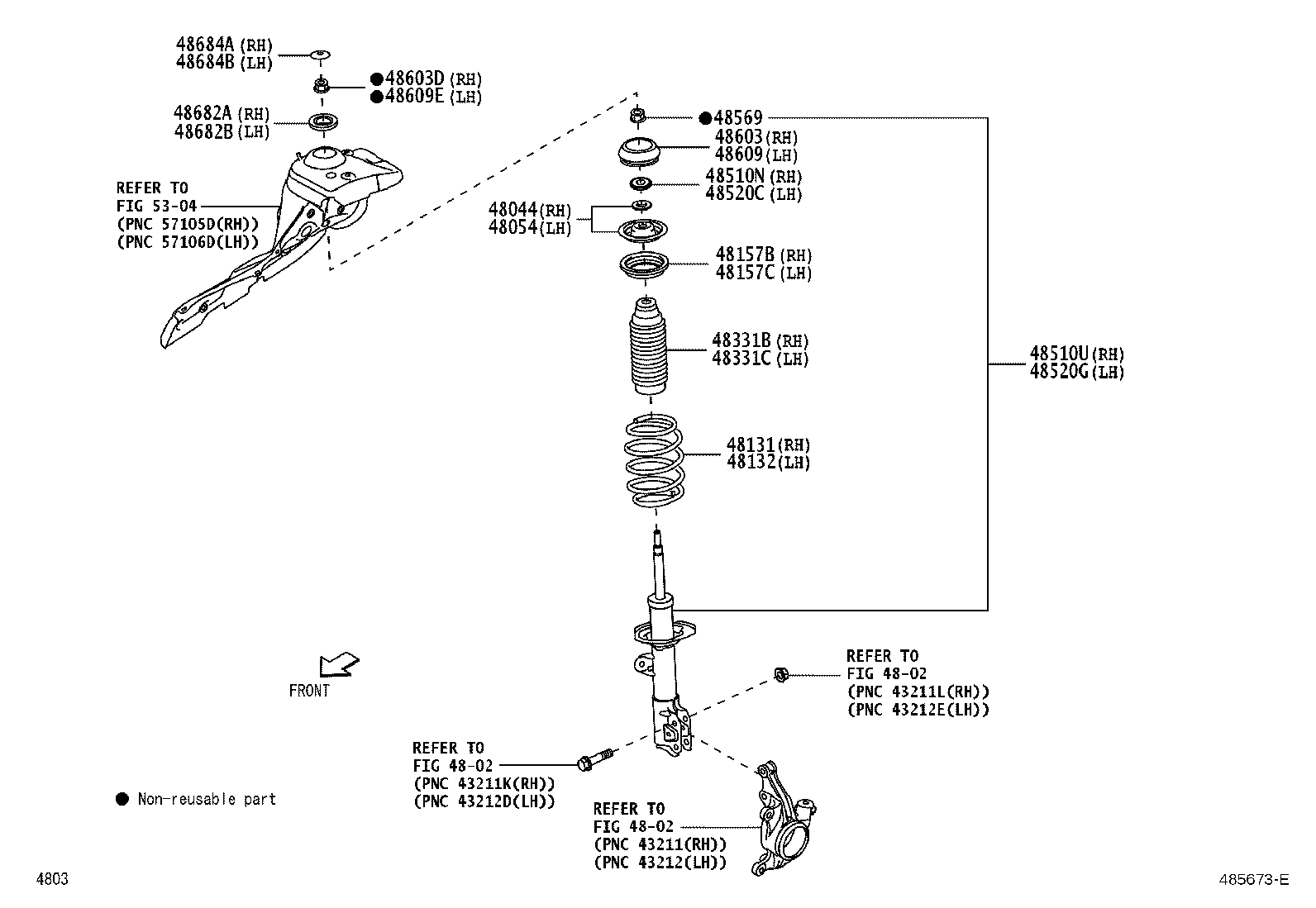 48131-BZE40 SPRING, FRONT COIL, RH product image