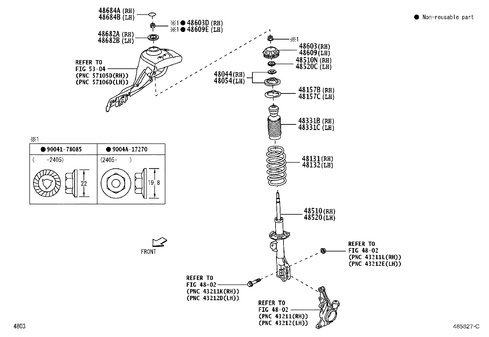 48131-BZD20 SPRING, FRONT COIL, RH product image