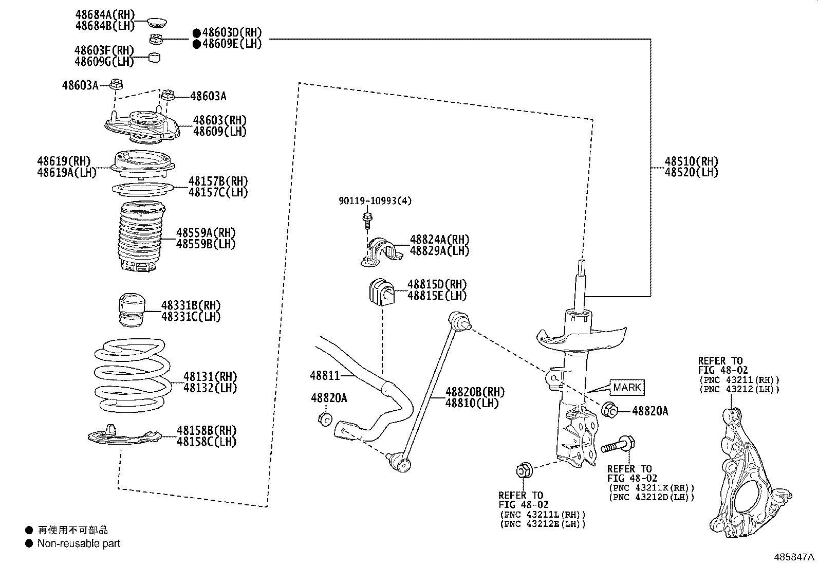 Toyota 48131-47510 SPRING, FRONT COIL, RH