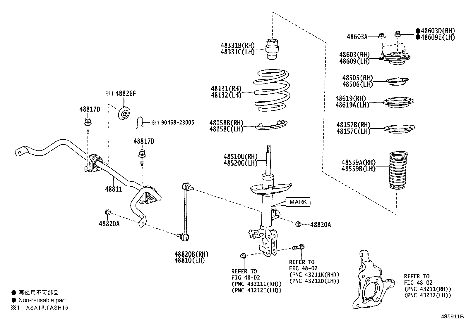 Toyota 48131-0E620 SPRING, FRONT COIL, RH