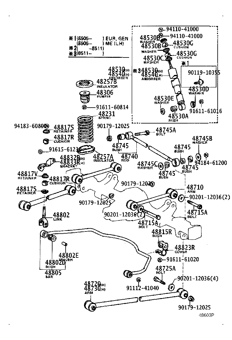 48231-12260 SPRING, COIL, REAR product image