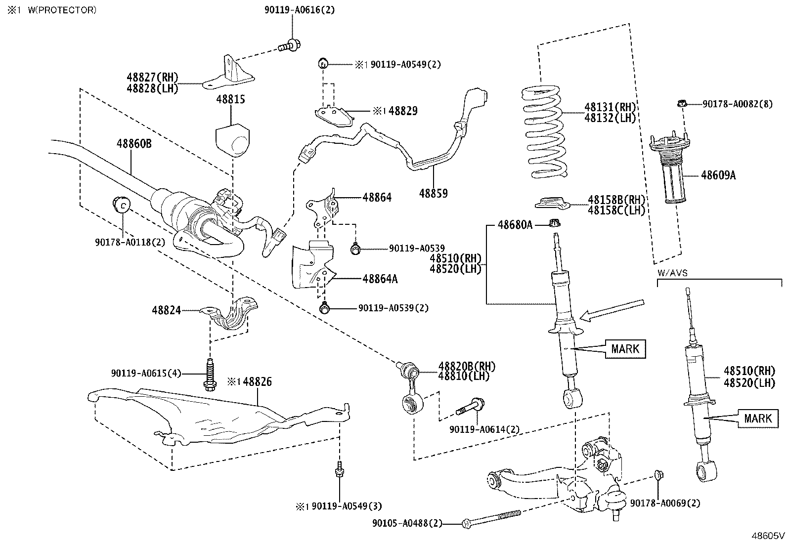 48131-AK111 SPRING, FRONT COIL, RH product image