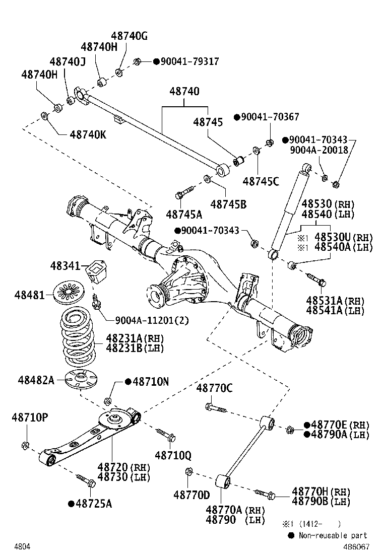 90041-05378 BOLT(FOR LOWER CONTROL ARM) product image