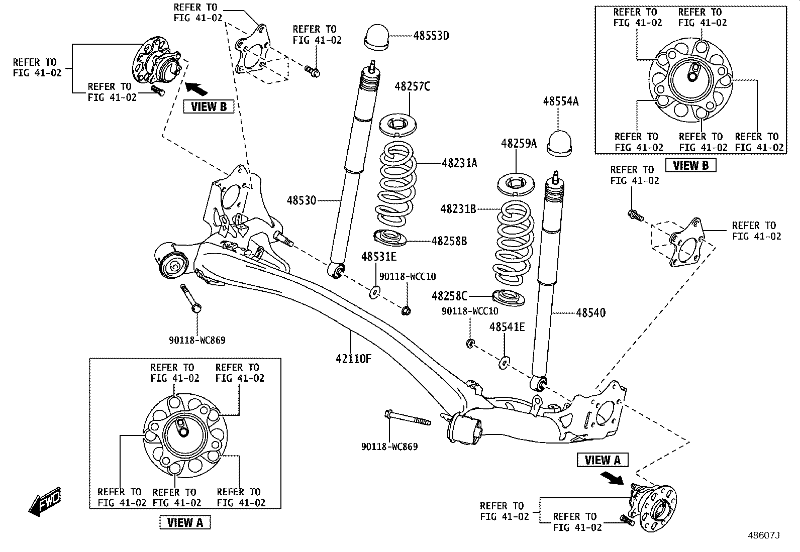 48231-WC026 SPRING, COIL, REAR RH product image