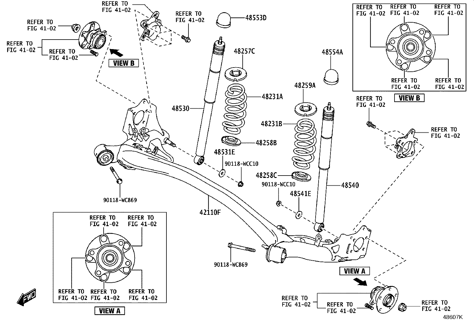 48231-WC026 SPRING, COIL, REAR RH product image
