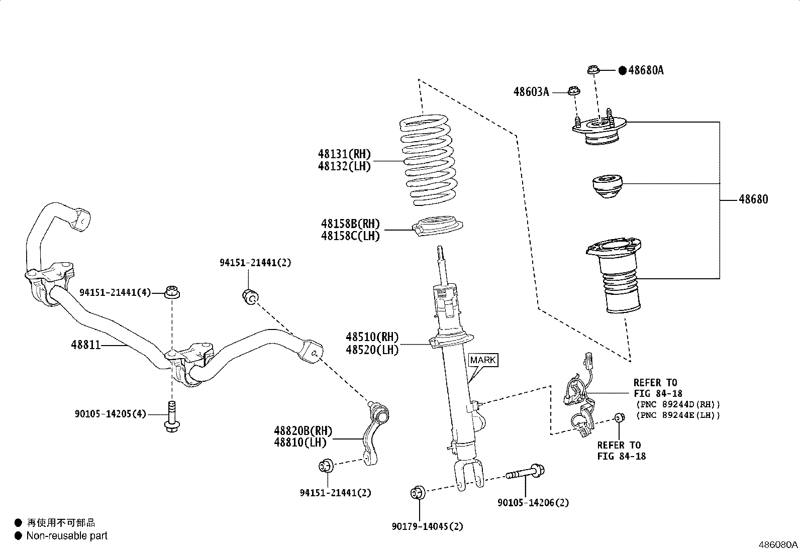 48131-30G80 SPRING, FRONT COIL, RH product image