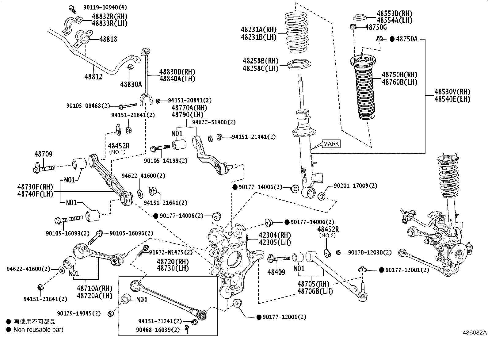 48231-30J30 SPRING, COIL, REAR RH product image