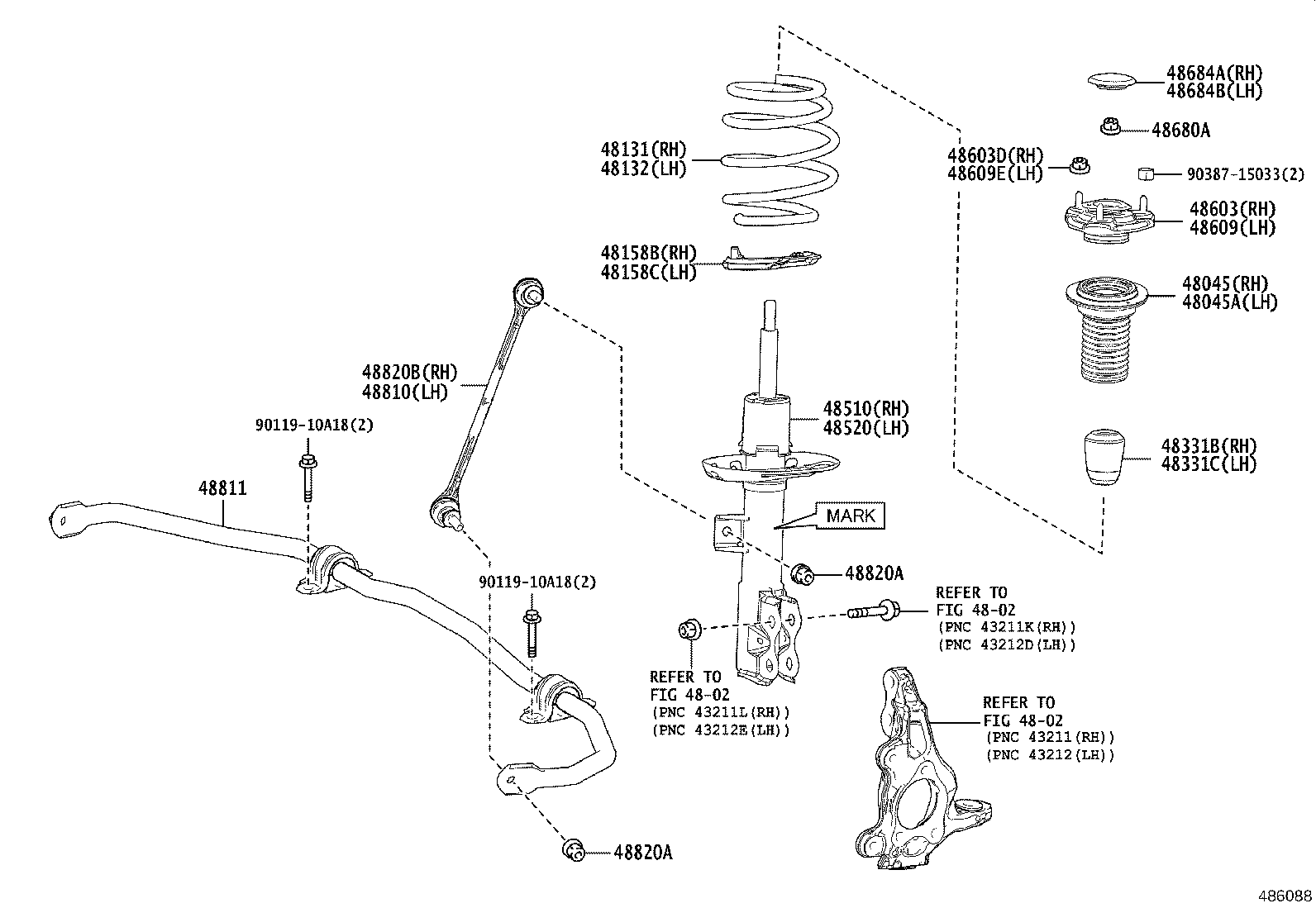 48131-52S00 SPRING, FRONT COIL, RH product image